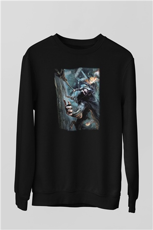 Thief Siyah Unisex Sweatshirt