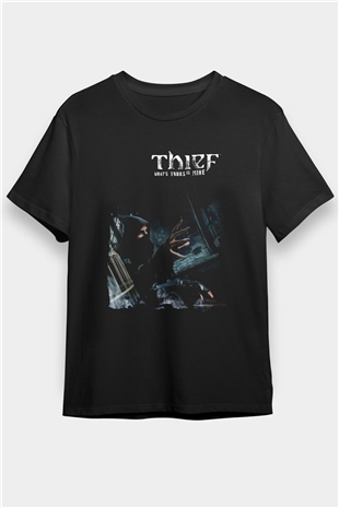 Thief Siyah Unisex Tişört T-Shirt