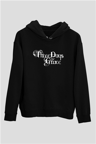 Three Days Grace Siyah Unisex Hoodie