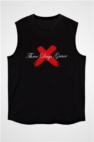 Three Days Grace Siyah Unisex Kolsuz Tişört