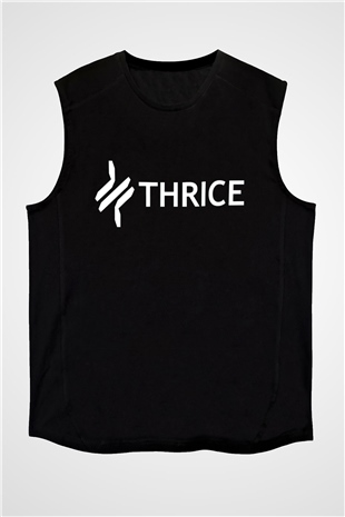 Thrice Siyah Unisex Kolsuz Tişört