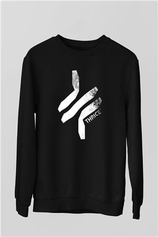Thrice Siyah Unisex Sweatshirt