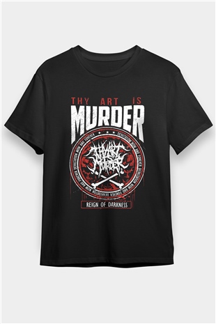 Thy Art Is Murder Siyah Unisex Tişört T-Shirt - TişörtFabrikası