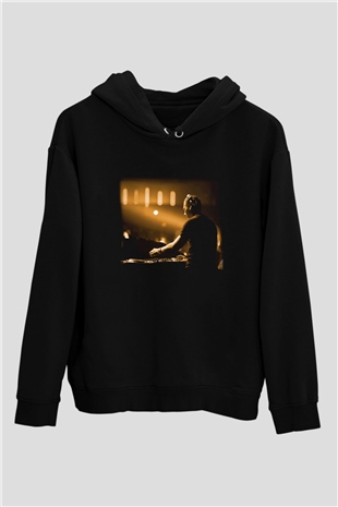 Tiesto Siyah Unisex Hoodie