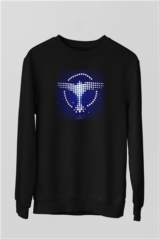 Tiesto Siyah Unisex Sweatshirt