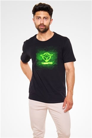 Tiesto Siyah Unisex Tişört T-Shirt - TişörtFabrikası