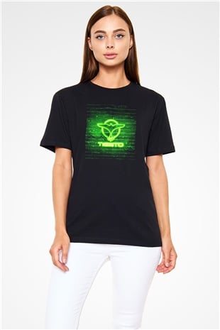 Tiesto Siyah Unisex Tişört T-Shirt - TişörtFabrikası