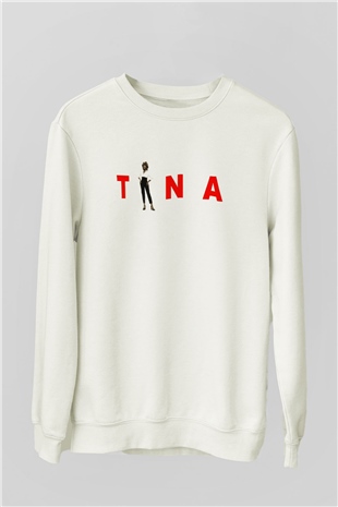 Tina Turner Beyaz Unisex Sweatshirt
