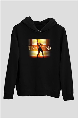 Tina Turner Siyah Unisex Hoodie