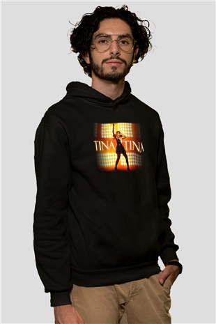 Tina Turner Siyah Unisex Hoodie
