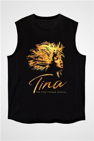 Tina Turner Siyah Unisex Kolsuz Tişört
