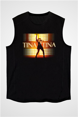 Tina Turner Siyah Unisex Kolsuz Tişört