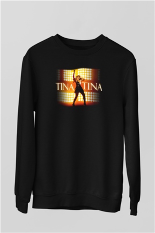 Tina Turner Siyah Unisex Sweatshirt