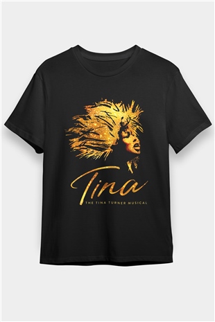 Tina Turner Siyah Unisex Tişört T-Shirt - TişörtFabrikası