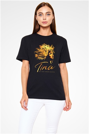 Tina Turner Siyah Unisex Tişört T-Shirt - TişörtFabrikası