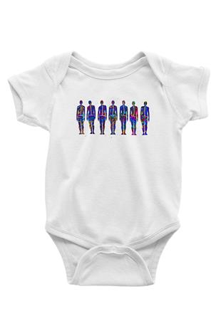 Tıp Bayramı Baskılı Beyaz Unisex Bebek Body - Zıbın