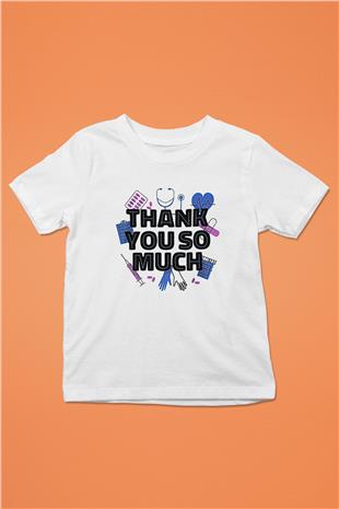 Tıp Bayramı Baskılı Beyaz Unisex Beyaz Çocuk Tişört - Tshirt