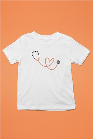 Tıp Bayramı Baskılı Beyaz Unisex Beyaz Çocuk Tişört - Tshirt