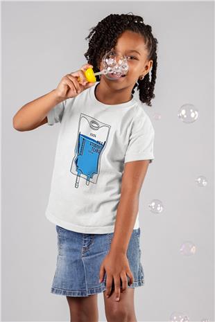 Tıp Bayramı Baskılı Beyaz Unisex Beyaz Çocuk Tişört - Tshirt