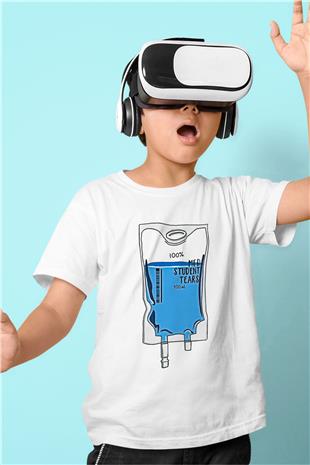 Tıp Bayramı Baskılı Beyaz Unisex Beyaz Çocuk Tişört - Tshirt