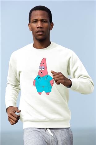 Tıp Bayramı Baskılı Beyaz Unisex Sweatshirt