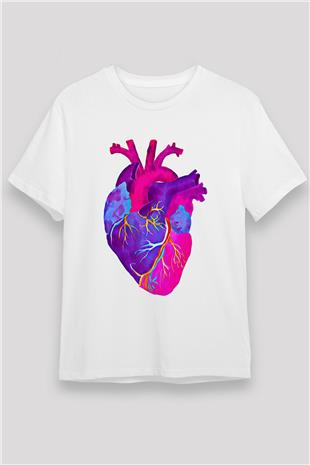 Tıp Bayramı Baskılı Unisex Beyaz Tişört - Tshirt