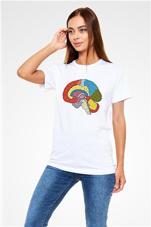 Tıp Bayramı Baskılı Unisex Beyaz Tişört - Tshirt