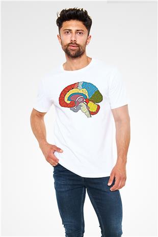 Tıp Bayramı Baskılı Unisex Beyaz Tişört - Tshirt