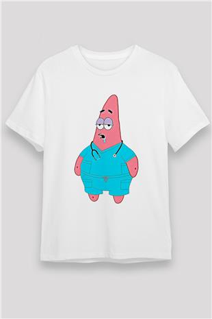 Tıp Bayramı Baskılı Unisex Beyaz Tişört - Tshirt