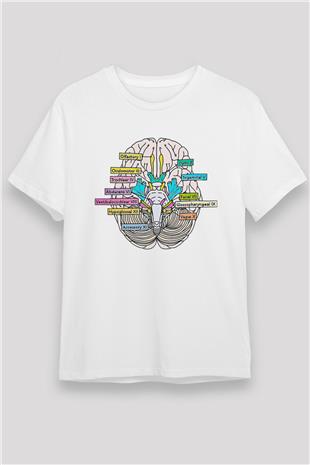 Tıp Bayramı Baskılı Unisex Beyaz Tişört - Tshirt