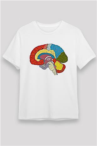 Tıp Bayramı Baskılı Unisex Beyaz Tişört - Tshirt