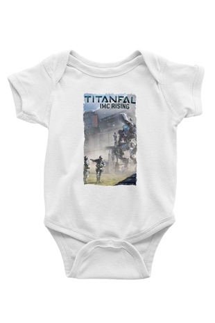 Titanfall Beyaz Bebek Body - Zıbın