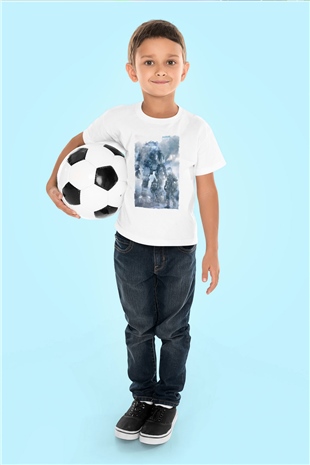 Titanfall Beyaz Unisex Çocuk Tişört