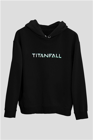 Titanfall Siyah Unisex Hoodie