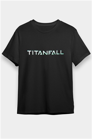 Titanfall Siyah Unisex Tişört T-Shirt