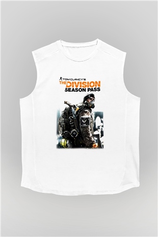 Tom Clancy Beyaz Unisex Kolsuz Tişört