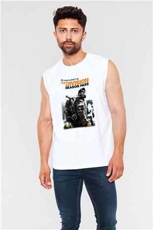 Tom Clancy Beyaz Unisex Kolsuz Tişört