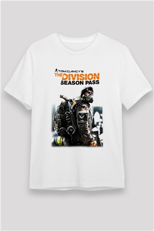 Tom Clancy Beyaz Unisex Tişört T-Shirt