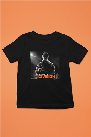 Tom Clancy Siyah Unisex Çocuk Tişört