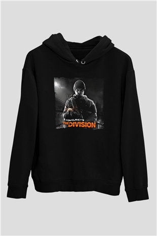 Tom Clancy Siyah Unisex Hoodie