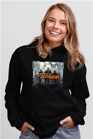 Tom Clancy Siyah Unisex Hoodie