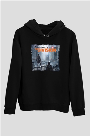 Tom Clancy Siyah Unisex Hoodie