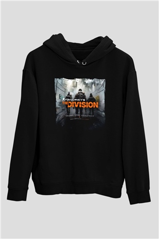 Tom Clancy Siyah Unisex Hoodie