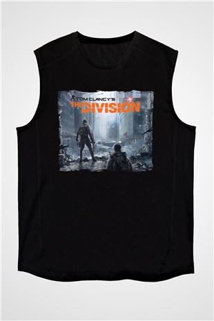 Tom Clancy Siyah Unisex Kolsuz Tişört