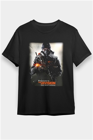 Tom Clancy Siyah Unisex Tişört T-Shirt