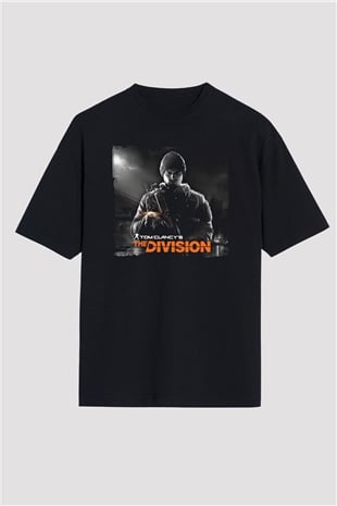 Tom Clancy Siyah Oversize Tişört Oversize T-shirt