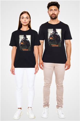 Tom Clancy Siyah Unisex Tişört T-Shirt