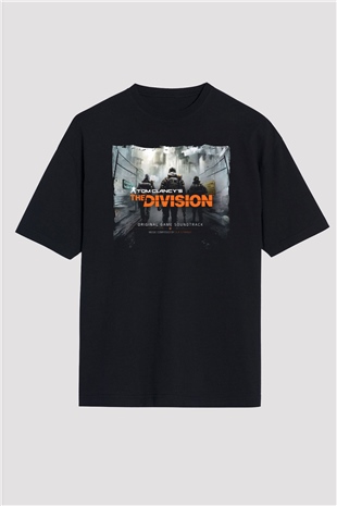 Tom Clancy Siyah Oversize Tişört Oversize T-shirt