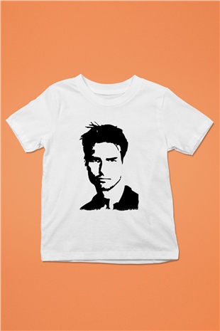Tom Cruise Beyaz Unisex Çocuk Tişört