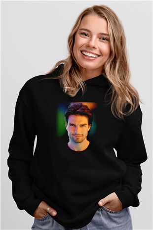 Tom Cruise Siyah Unisex Hoodie